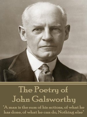 cover image of The Poetry of John Galsworthy